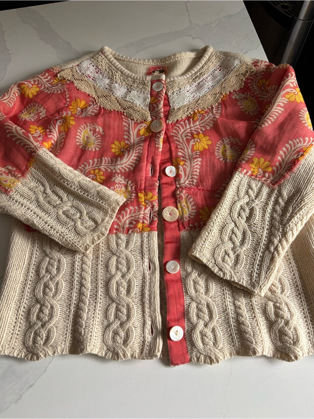 VTG Y2K Free People Gilmore Girls Lane Kim Cottagecore Retro Famous Cardigan